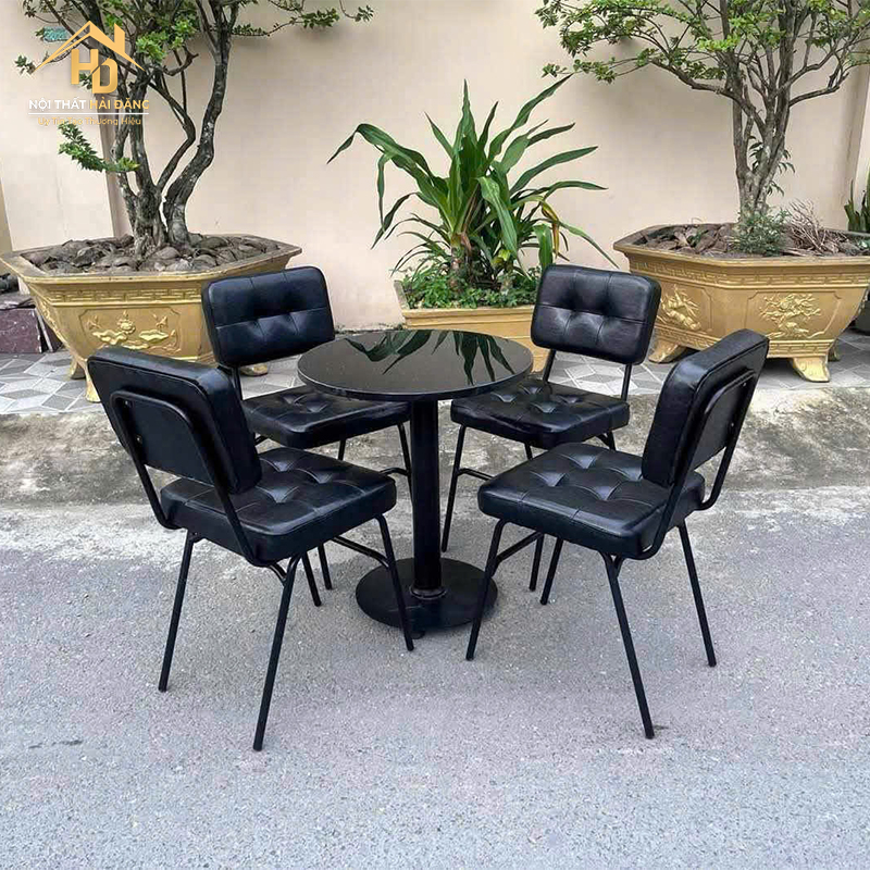 Bộ Bàn Ghế Cafe Lotte Vuông Màu Đen bo-ban-ghe-cafe-lotte Bộ Bàn Ghế Cafe Lotte Vuông Màu Đen