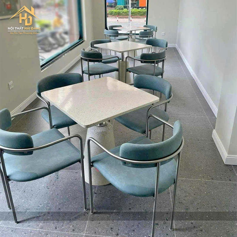 Bộ Bàn Cafe Đá Mài Ghế Tựa Cong bo-ban-ghe-cafe-xanh Bộ Bàn Cafe Đá Mài Ghế Tựa Cong