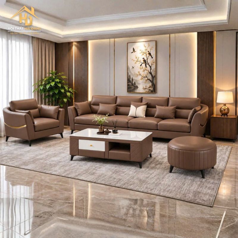 Bộ Sofa Băng Dài 2m8 Kết Hợp Ghế Đơn Hiện Đại bo-sofa-da-ban-tra-chu-nhat-6 Bộ Sofa Băng Dài 2m8 Kết Hợp Ghế Đơn Hiện Đại