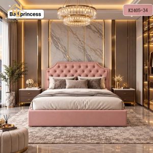 Giường Ngủ Bọc Nệm Đầu Giường Rút Nút (Nhiều Mẫu) 3 giuong boc nem 13