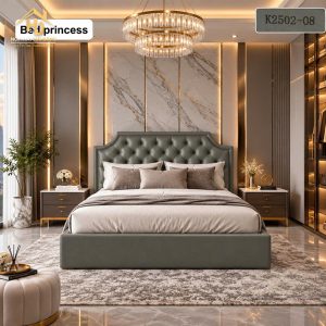 Giường Ngủ Bọc Nệm Đầu Giường Rút Nút (Nhiều Mẫu) 4 giuong boc nem 14