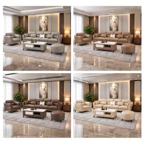 Bộ sofa băng dài 2m8 kết hợp ghế đơn