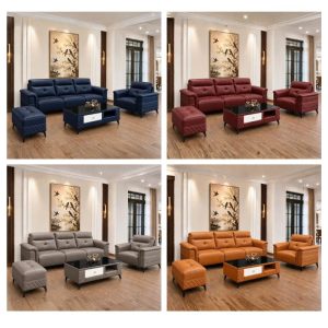 Bộ ghế sofa bọc da