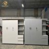Tủ quần áo nhựa 3 cánh liền kệ