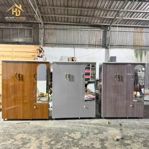Tủ quần áo nhựa 3 cánh có gương