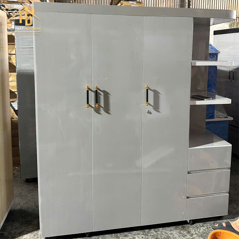 Tủ Quần Áo Nhựa 3 Cánh Liền Kệ Trang Trí tu-quan-ao-3-canh-kem-ke Tủ Quần Áo Nhựa 3 Cánh Liền Kệ Trang Trí