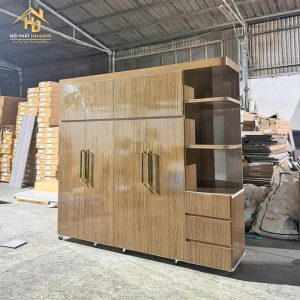 Tủ Quần Áo Nhựa 4 Cánh Kèm Kệ Hiện Đại 6 tu quan ao 4 canh kem ke 1