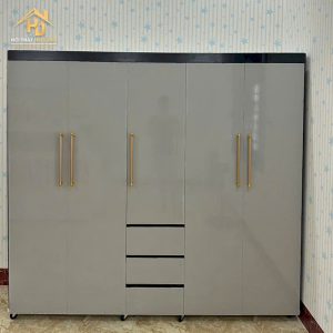 Tủ Quần Áo Nhựa 5 Cánh Phối Viền Dày 2 tu quan ao 5 canh 1