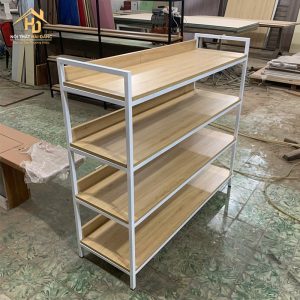 Kệ Trưng Bày 4 Tầng Đa Năng Gỗ MDF 2 KE 4 TANG GO 1