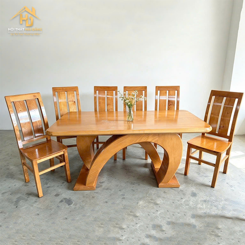 Bàn Ăn Gỗ Sồi Chân Chữ C Kép ban-an-soi-chan-c-kep Bàn Ăn Gỗ Sồi Chân Chữ C Kép
