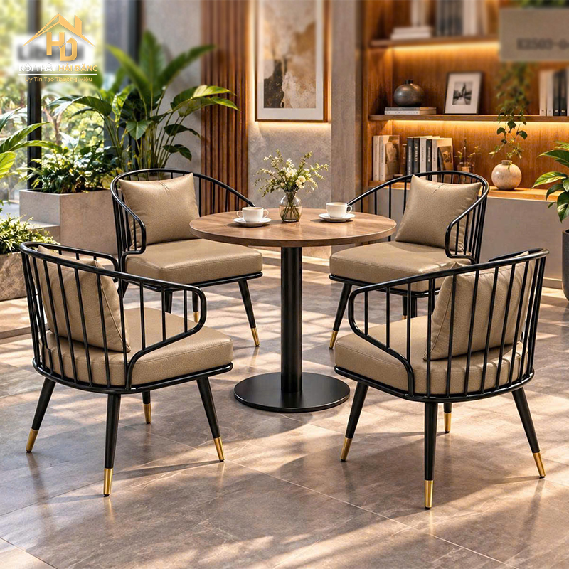 Bộ Bàn Ghế Cafe Liberal Bọc Nệm (Nhiều Màu) ban-ghe-cafe-boc-da-10 Bộ Bàn Ghế Cafe Liberal Bọc Nệm (Nhiều Màu)