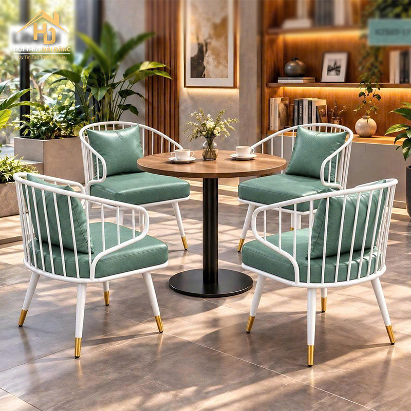 Bộ Bàn Ghế Cafe Liberal Bọc Nệm (Nhiều Màu) ban-ghe-cafe-boc-da-6 Bộ Bàn Ghế Cafe Liberal Bọc Nệm (Nhiều Màu)