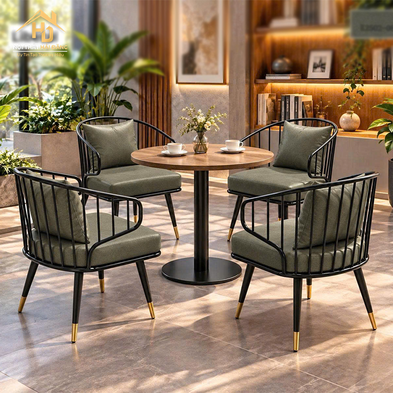 Bộ Bàn Ghế Cafe Liberal Bọc Nệm (Nhiều Màu) ban-ghe-cafe-boc-da-8 Bộ Bàn Ghế Cafe Liberal Bọc Nệm (Nhiều Màu)