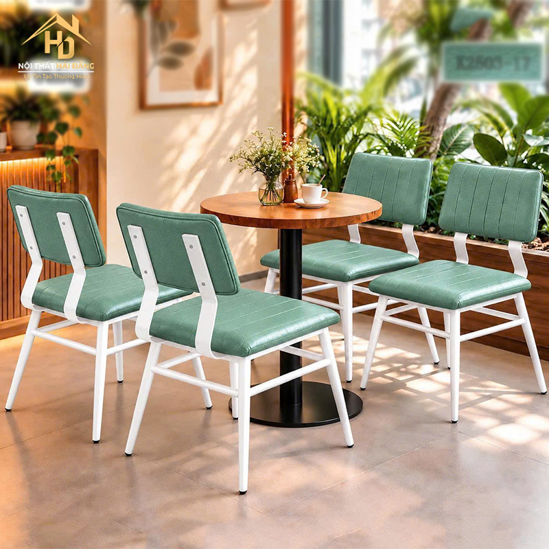 Bộ Bàn Ghế Cafe Vking Bọc Da (Nhiều Màu) ban-ghe-cafe-vking-6 Bộ Bàn Ghế Cafe Vking Bọc Da (Nhiều Màu)