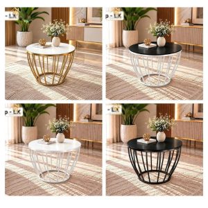 Bàn sofa Tulip chân kim loại