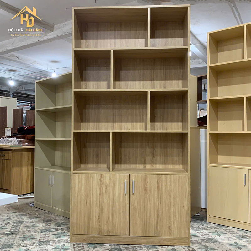 Kệ Trưng Bày Gỗ Nhiều Ngăn 2 Hộc ke-trung-bay-go-mdf-10 Kệ Trưng Bày Gỗ Nhiều Ngăn 2 Hộc