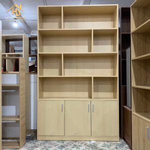 Kệ trưng bày gỗ nhiều ngăn 3 hộc