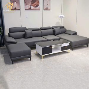Sofa Da Đầu Bậc Chữ U (Nhiều Màu) 2 sofa da goc L 15