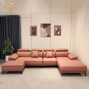 Sofa Da Đầu Bậc Chữ U (Nhiều Màu) 3 sofa da goc L 16