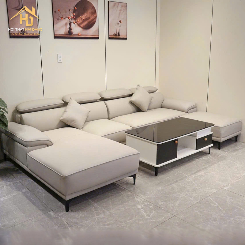 Sofa Da Đầu Bậc Chữ U (Nhiều Màu) sofa-da-goc-L-17 Sofa Da Đầu Bậc Chữ U (Nhiều Màu)