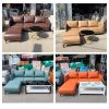 Sofa góc L kèm bàn kim cương