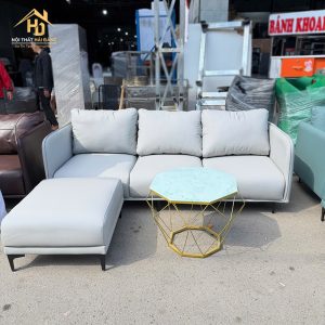 Sofa Góc L Kèm Bàn Kim Cương 2 sofa da goc L 21