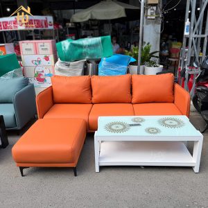 Sofa Góc L Kèm Bàn Kim Cương 5 sofa da goc L 24