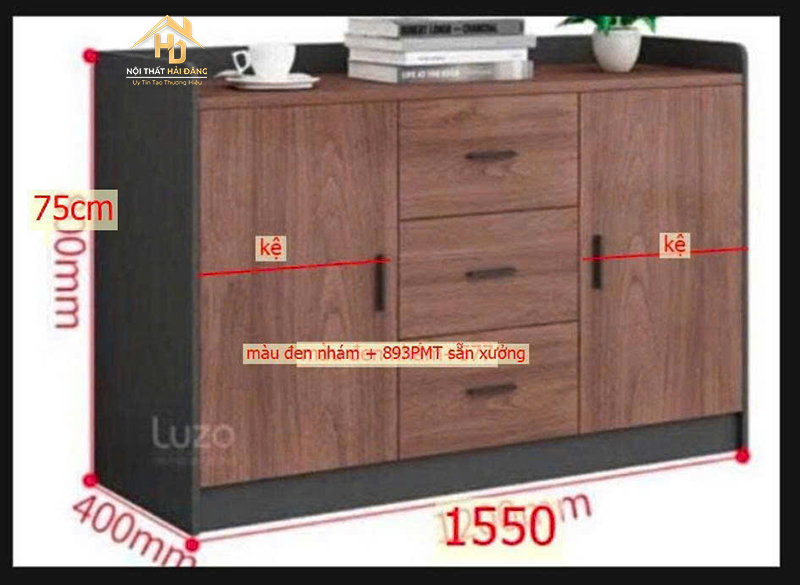 Tủ Hồ Sơ Nâu Vân Gỗ Phối Đen Hiện Đại tu-2 Tủ Hồ Sơ Nâu Vân Gỗ Phối Đen Hiện Đại