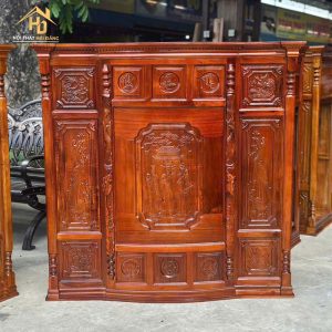 Tủ Thờ Gỗ Tràm Phúc Lộc Thọ 2 tu tho go tram 6